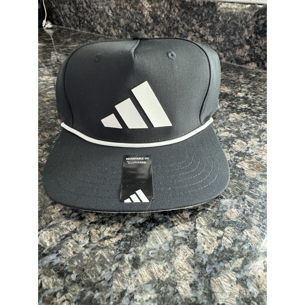 NEW Adidas Men's Midrange Rope Ripstop Snapback Cap Hat Golf Black White 5159045